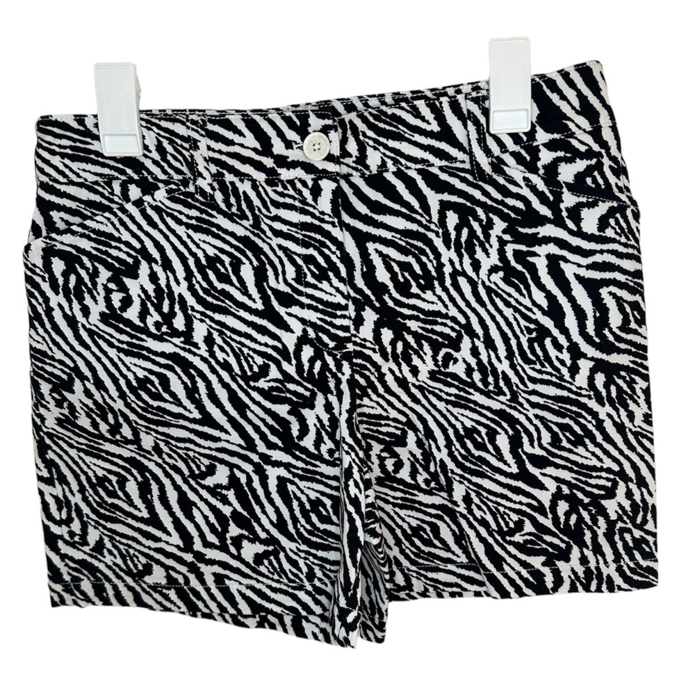 Jones New York Sport Shorts/Like New Size 8-Have stretch to them! Zebra print